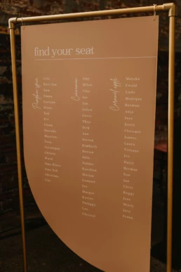 Seating chart