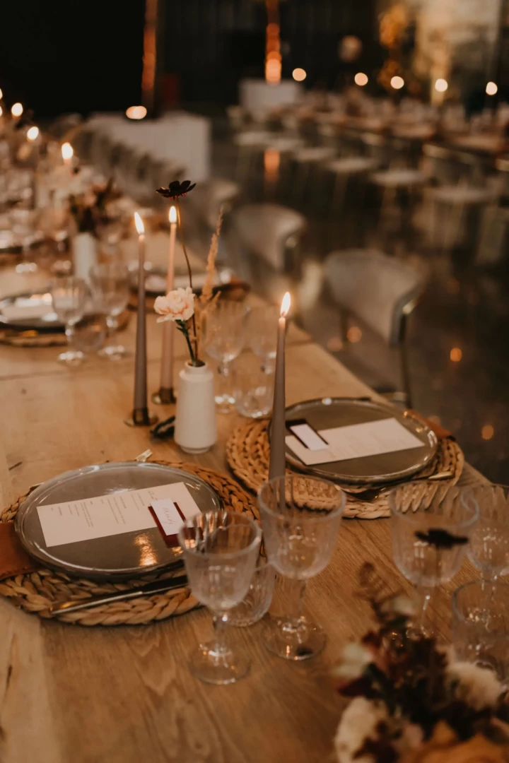 Tafelstyling huwelijksfeest