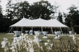 Trouwen in een tent