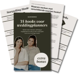 35 hooks voor weddingplanners