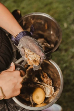 Oesters op trouwfeest